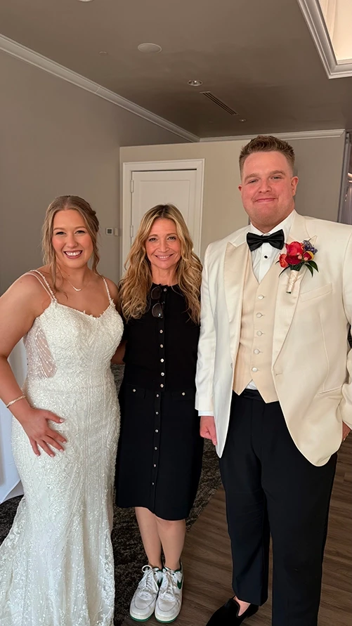 Hawthorns Golf Country Club wedding Fishers Indiana - Grace and Connor with officiant Bretta from Weddings By Bretta
