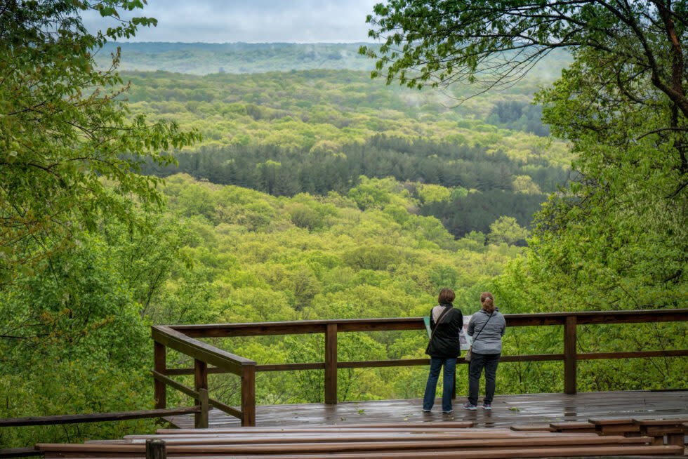 Nature Center Overlook at Brown County State Park